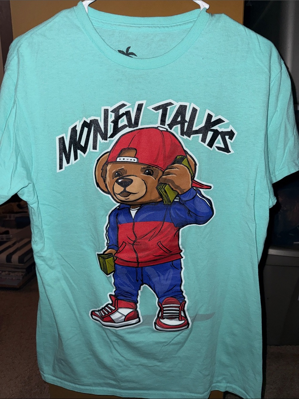 'Money Talks' Bear Graphic Tee